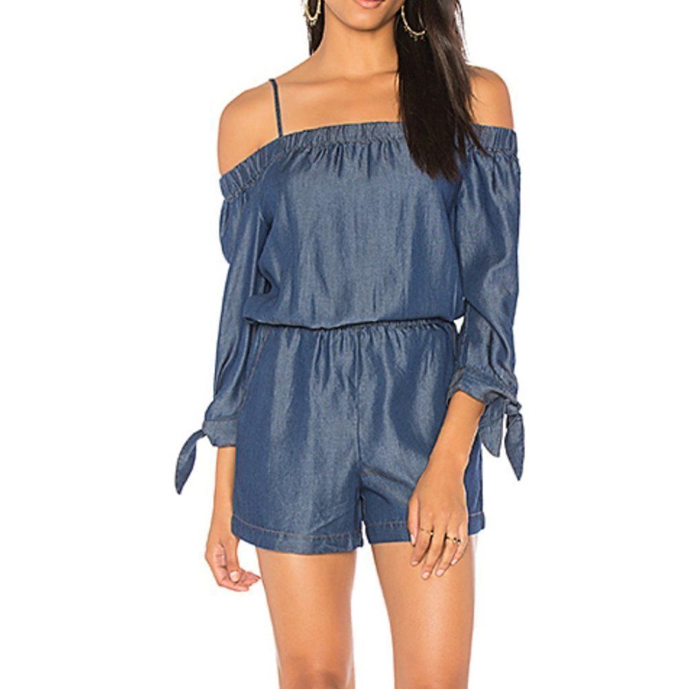 Splendid Off the Shoulder Romper, XS